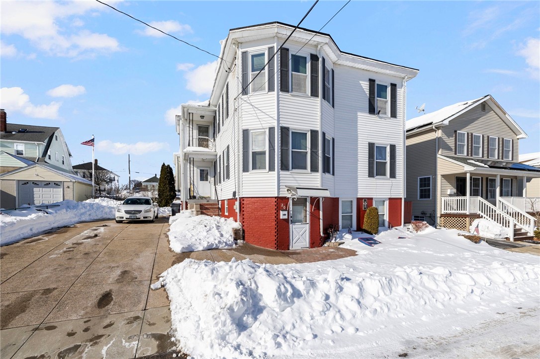 20 Gridley Street Providence, RI 02904 - Photo 41 of 50 Large driveway can accommodate 4-6 vehicles. Side entry to Units 1 and 2.