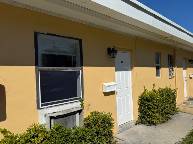 a view of front door of house