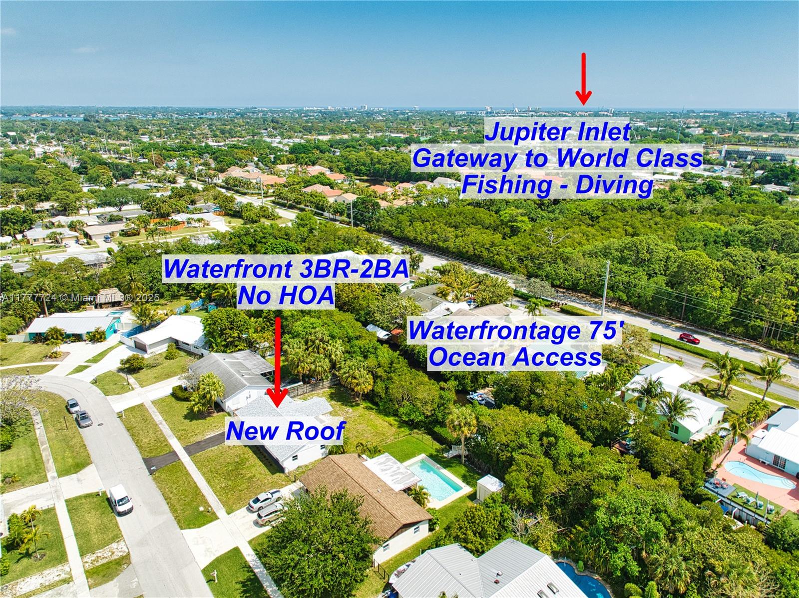 697 Pawnee Street Jupiter, FL 33458 - Photo 2 of 46 a sign that is sitting on a field