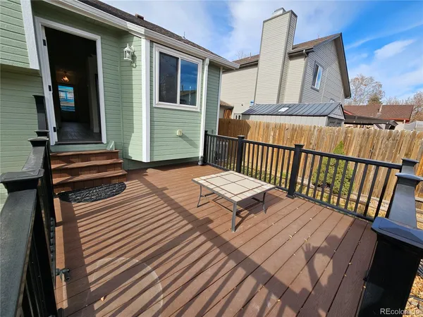 a view of outdoor space and deck