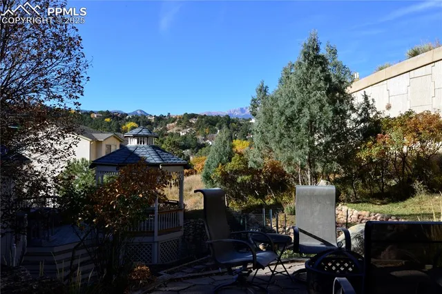a view of a balcony with lake view