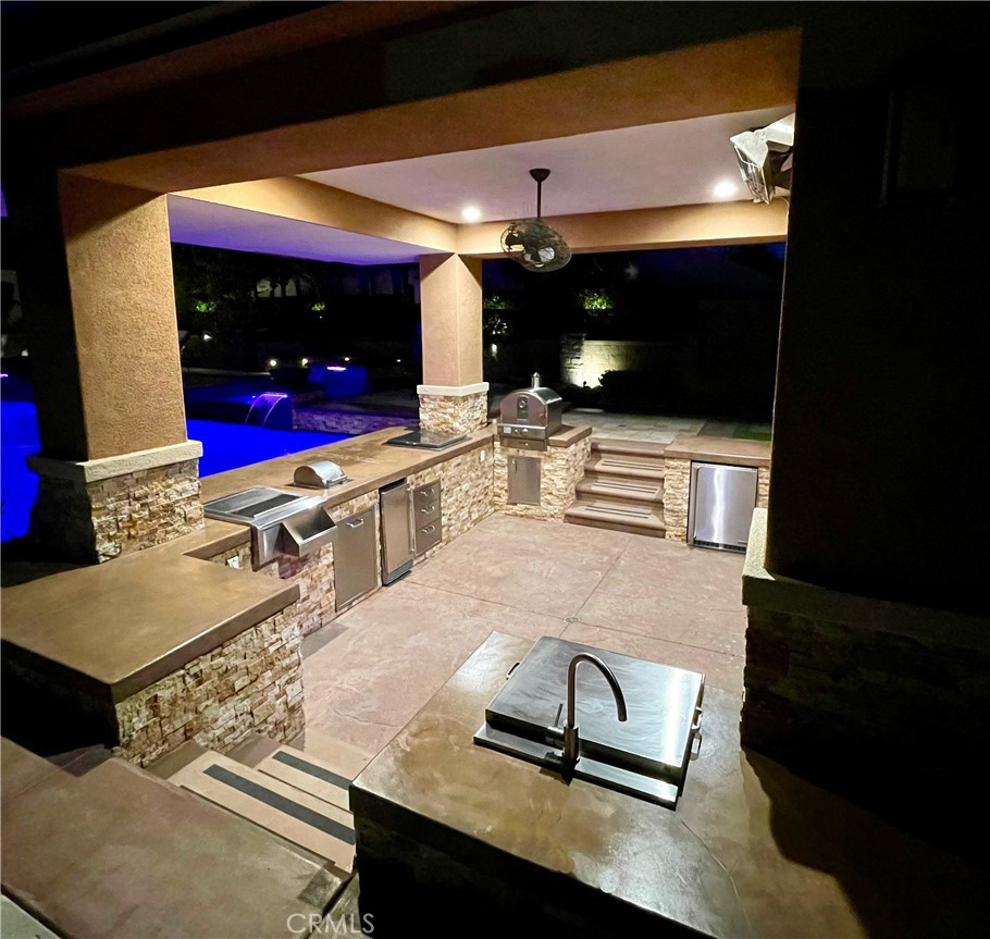 12468 Locke Circle Riverside, CA 92503 - Photo 35 of 53 BBQ Area Pizza Oven, 2 Wine Coolers, Sink, Ice Maker