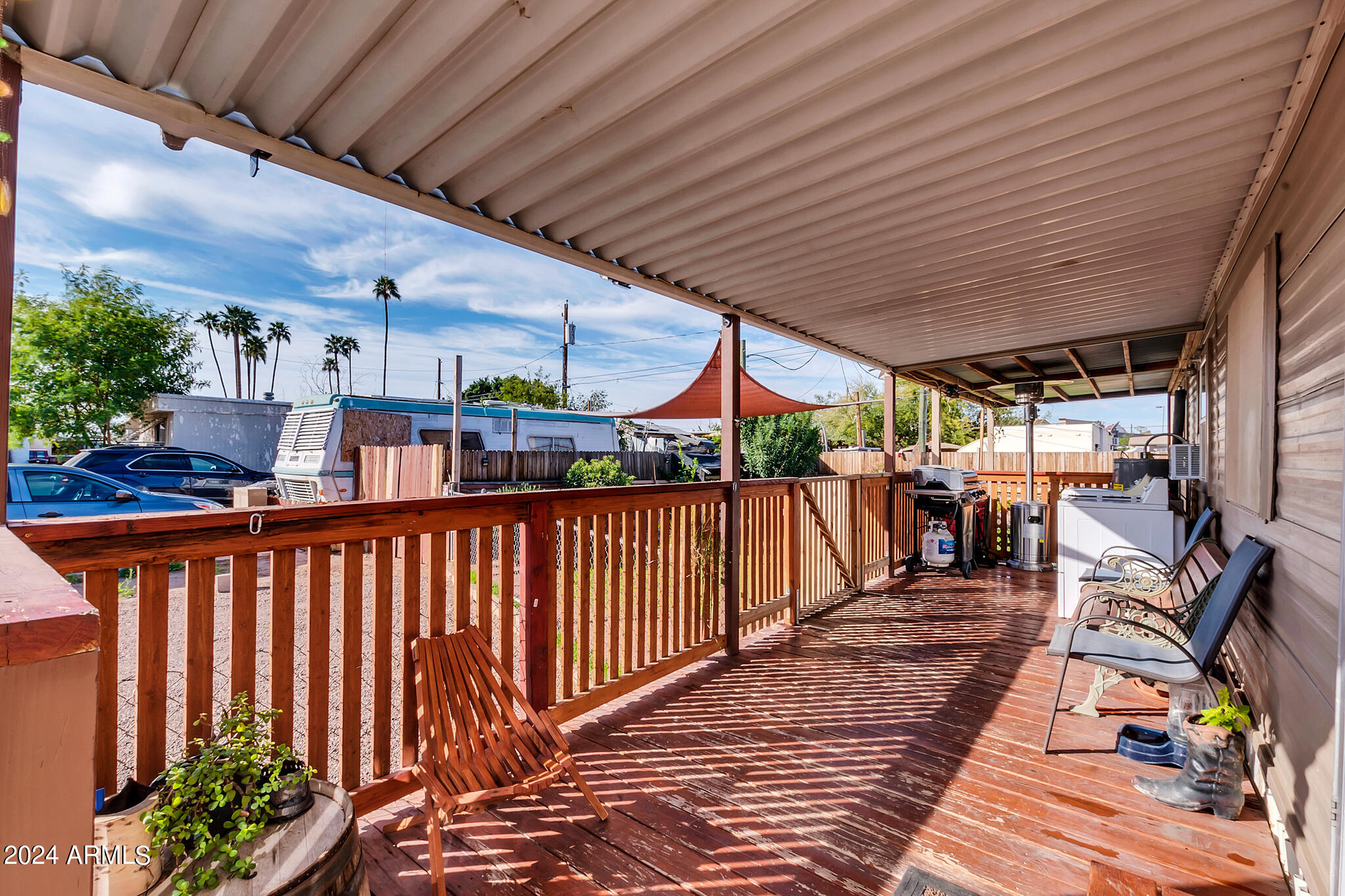 130 East McKellips Road, Unit 48 Mesa, AZ 85201 - Photo 2 of 24 a view of a patio