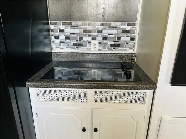 a view of a stove