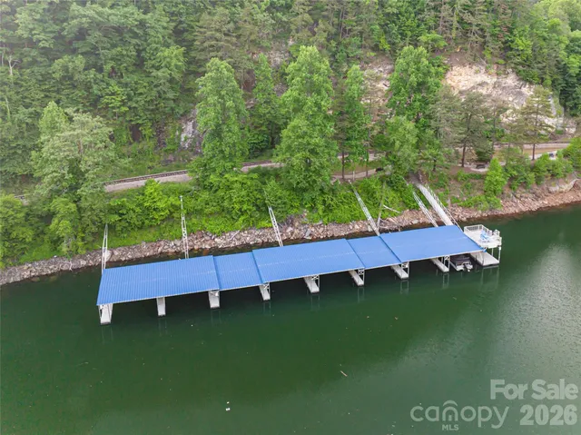 a view of a lake with a mountain