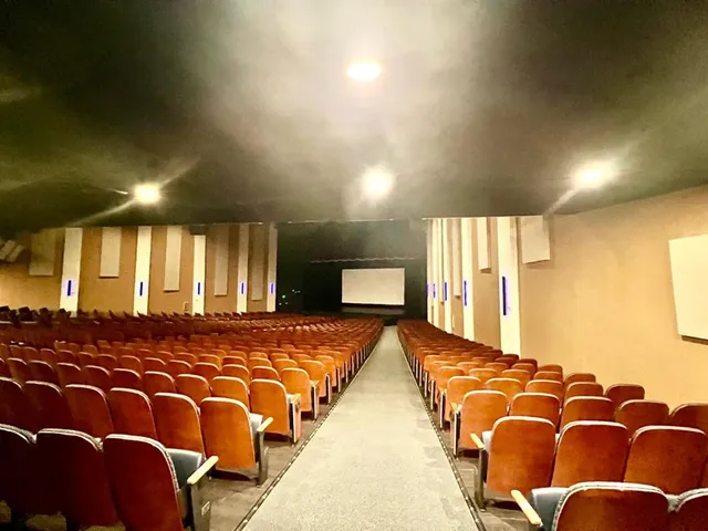 a view of a hall with wooden floor