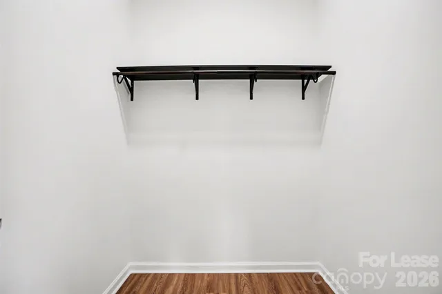 a view of a rack on the wall