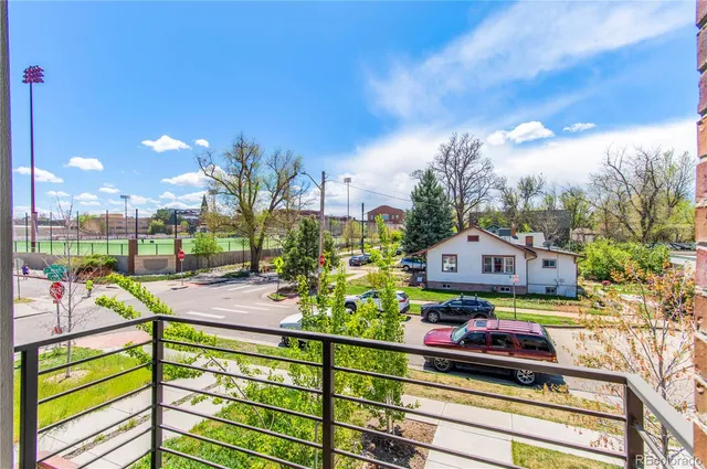 a view of a swimming pool with a lounge chairs