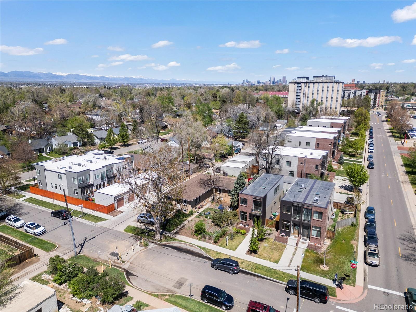 1833 East Jewell Avenue Denver, CO 80210 - Photo 4 of 41 an aerial view of a city