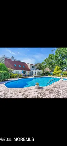 a view of a lake with a beach