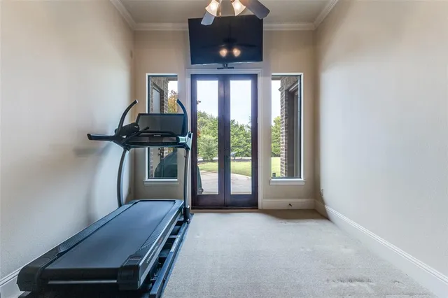 a view of a livingroom with furniture and window