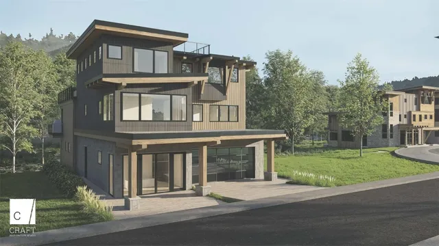 front view of house with a yard