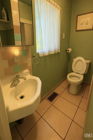 a bathroom with a sink and a toilet