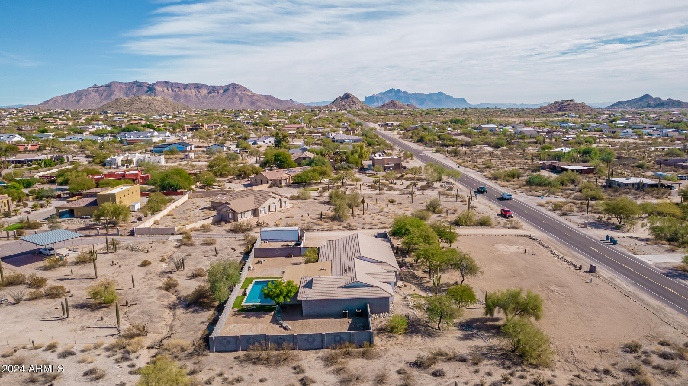 8052 East McDowell Road Mesa, AZ 85207 - Photo 34 of 38 Aerial East View