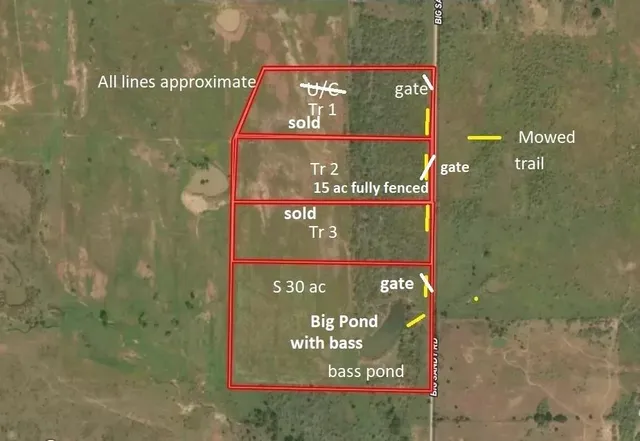 $320,000 | 30-ac Big Sandy Road, Bellevue, TX 76228