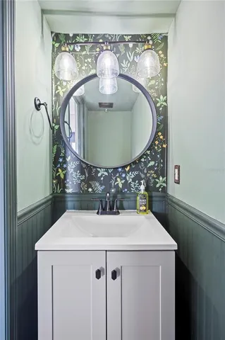 a close view of a sink in a kitchen