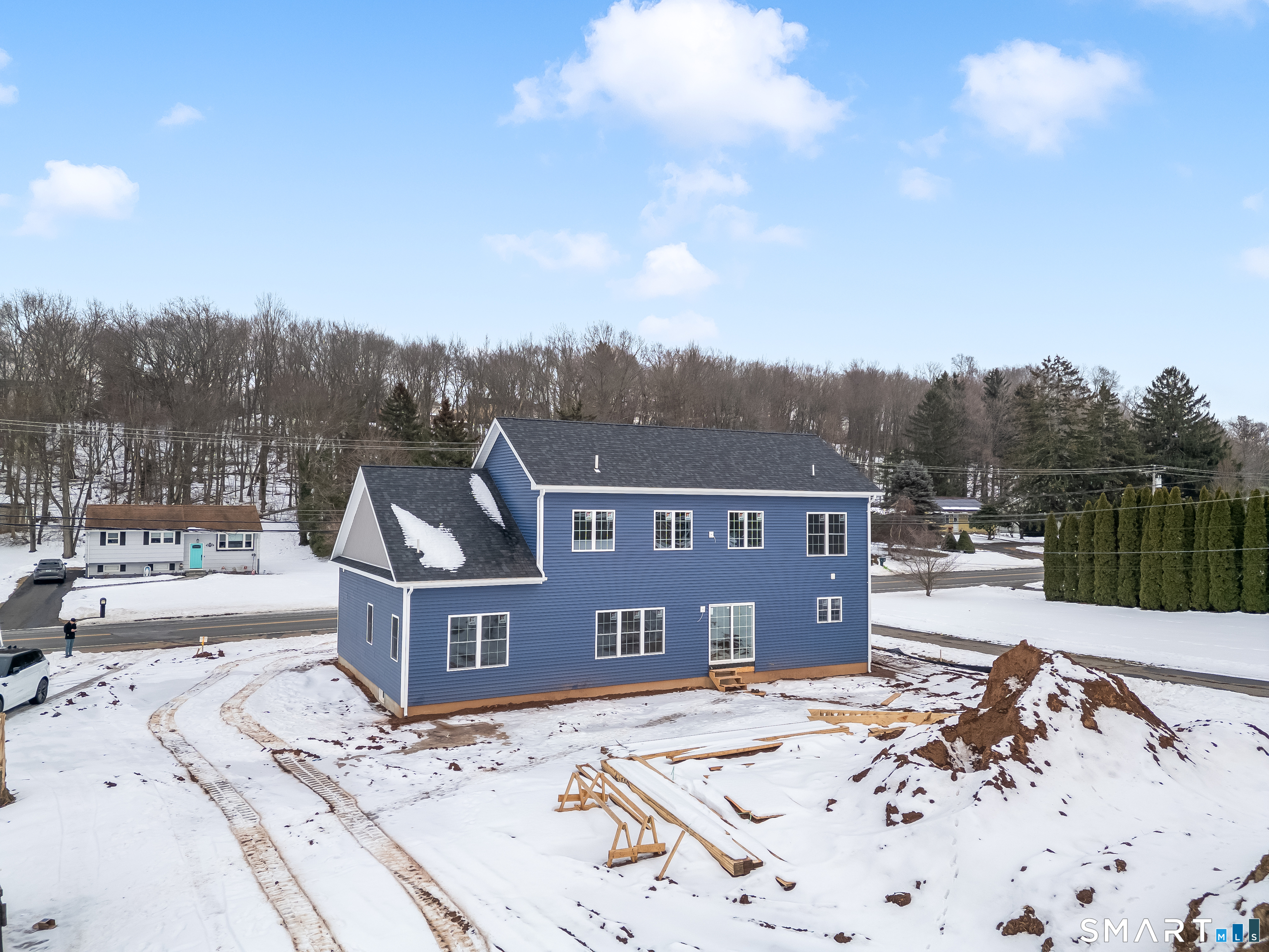 180 Bee Street Meriden, CT 06450 - Photo 16 of 25 a view of a terrace with a snow