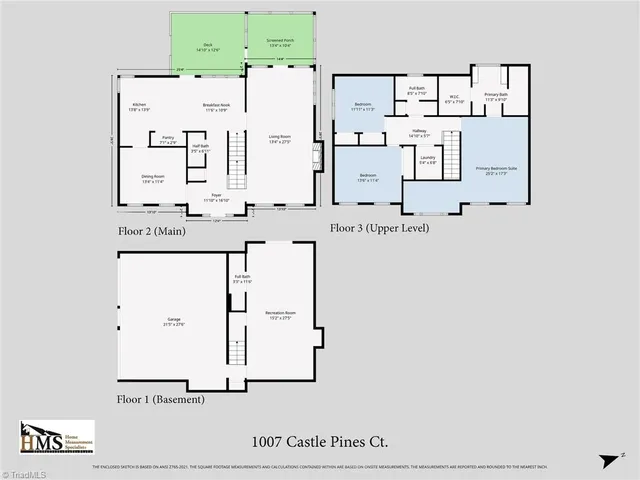 $535,000 | 1007 Castle Pines Court, Clemmons, NC 27012