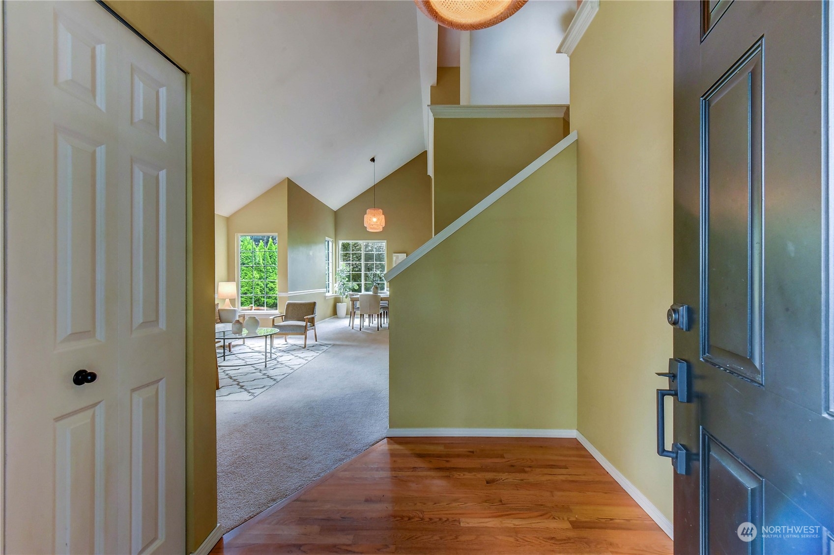 18290 Tahoma Street Southeast Monroe, WA 98272 - Photo 4 of 32 a view of entryway and hall with wooden floor