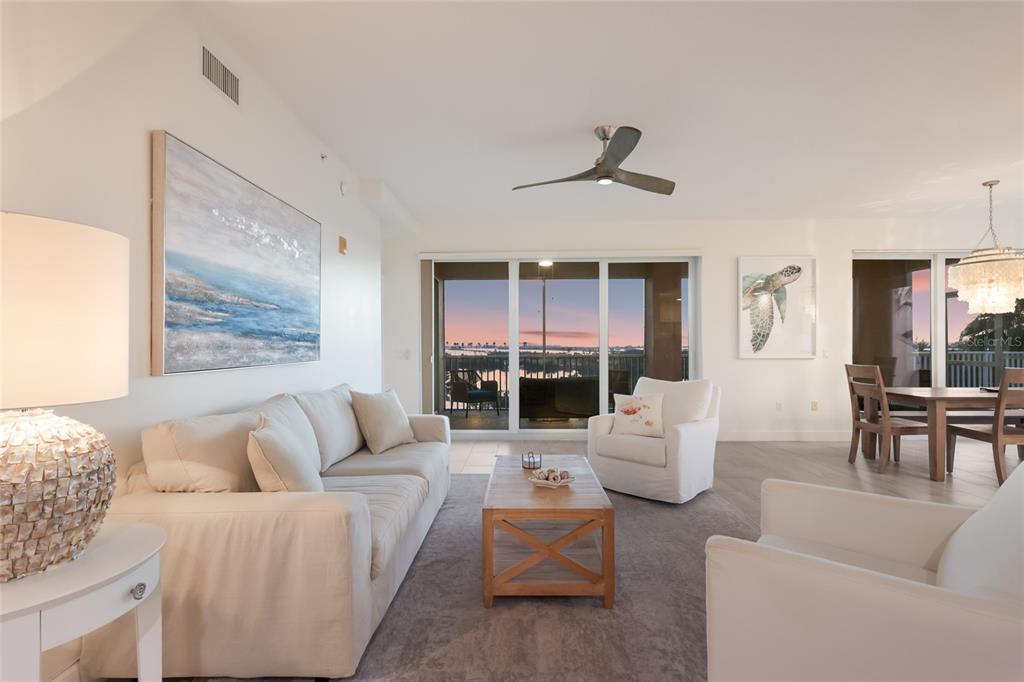 13113 Gasparilla Road, Unit 503 Placida, FL 33946 - Photo 7 of 87 a living room with furniture and a large window