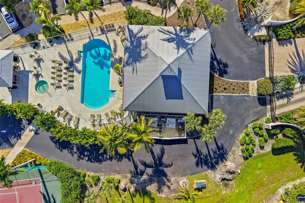 13113 Gasparilla Road, Unit 503 Placida, FL 33946 - Photo 86 of 87 an aerial view of a house with a yard and garden