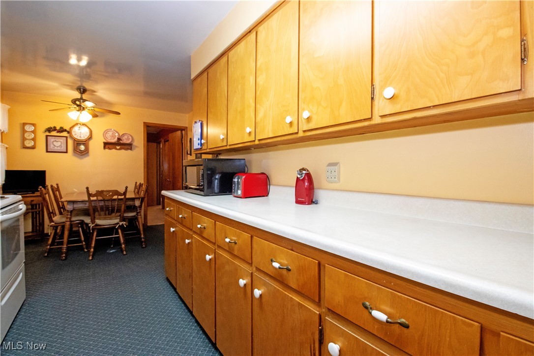 912 Ridgecrest Drive Wooster, OH 44691 - Photo 5 of 27 Kitchen featuring ceiling fan