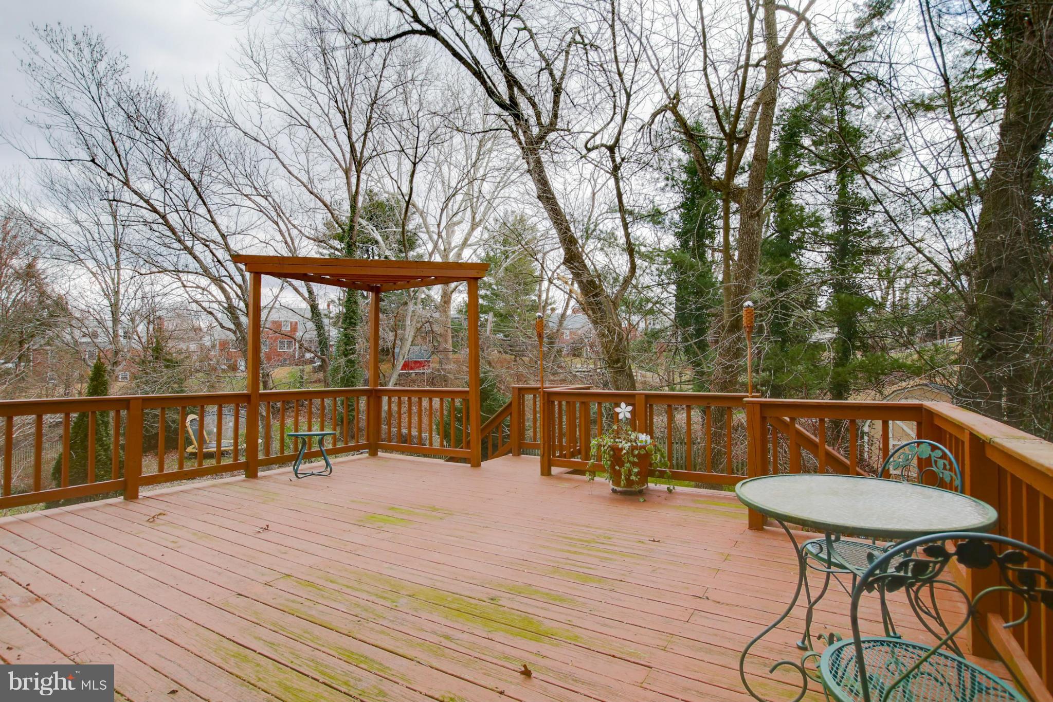 6631 Loch Hill Road Baltimore, MD 21239 - Photo 28 of 30 Spacious deck overlooking backyard
