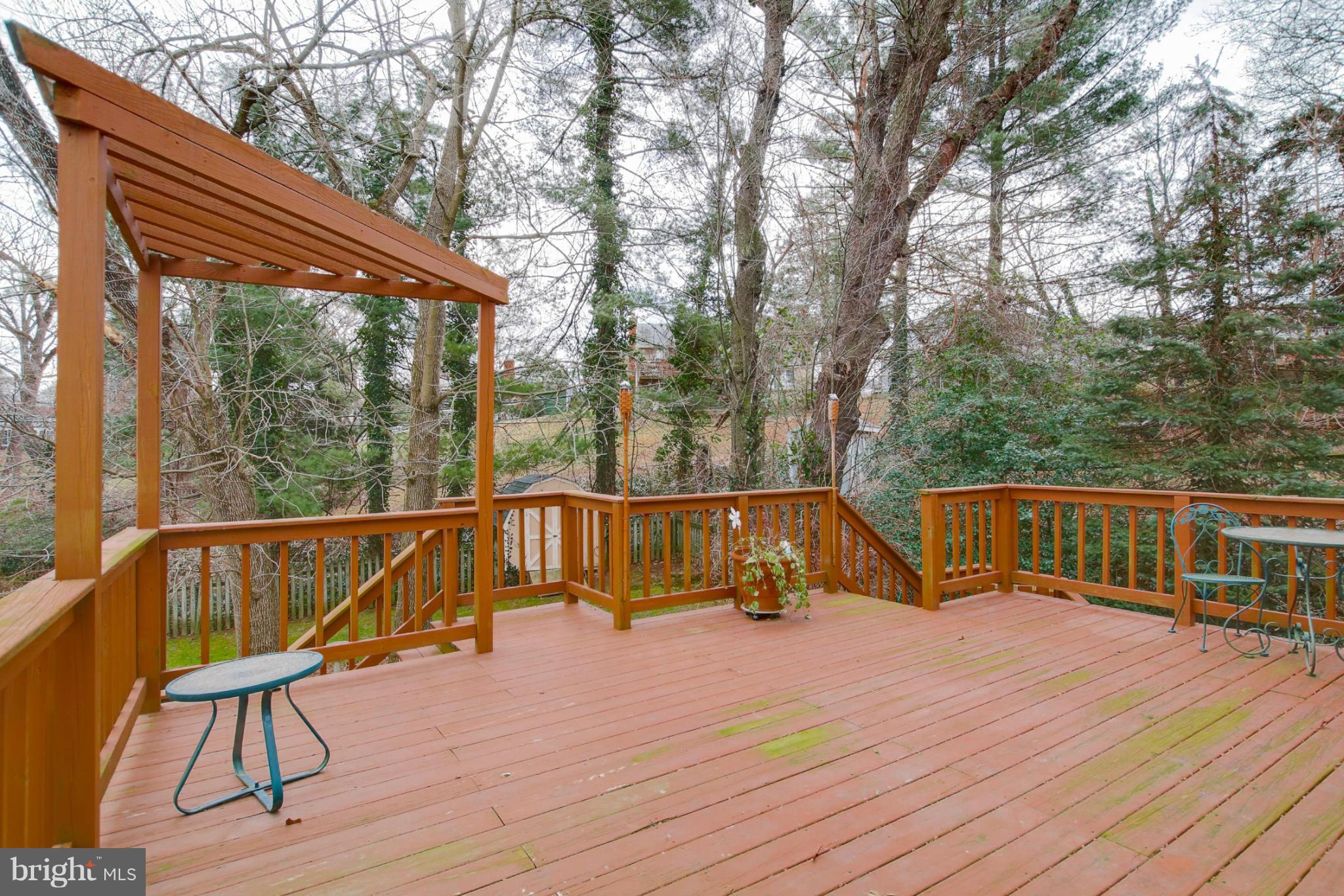 6631 Loch Hill Road Baltimore, MD 21239 - Photo 29 of 30 Spacious deck overlooking backyard