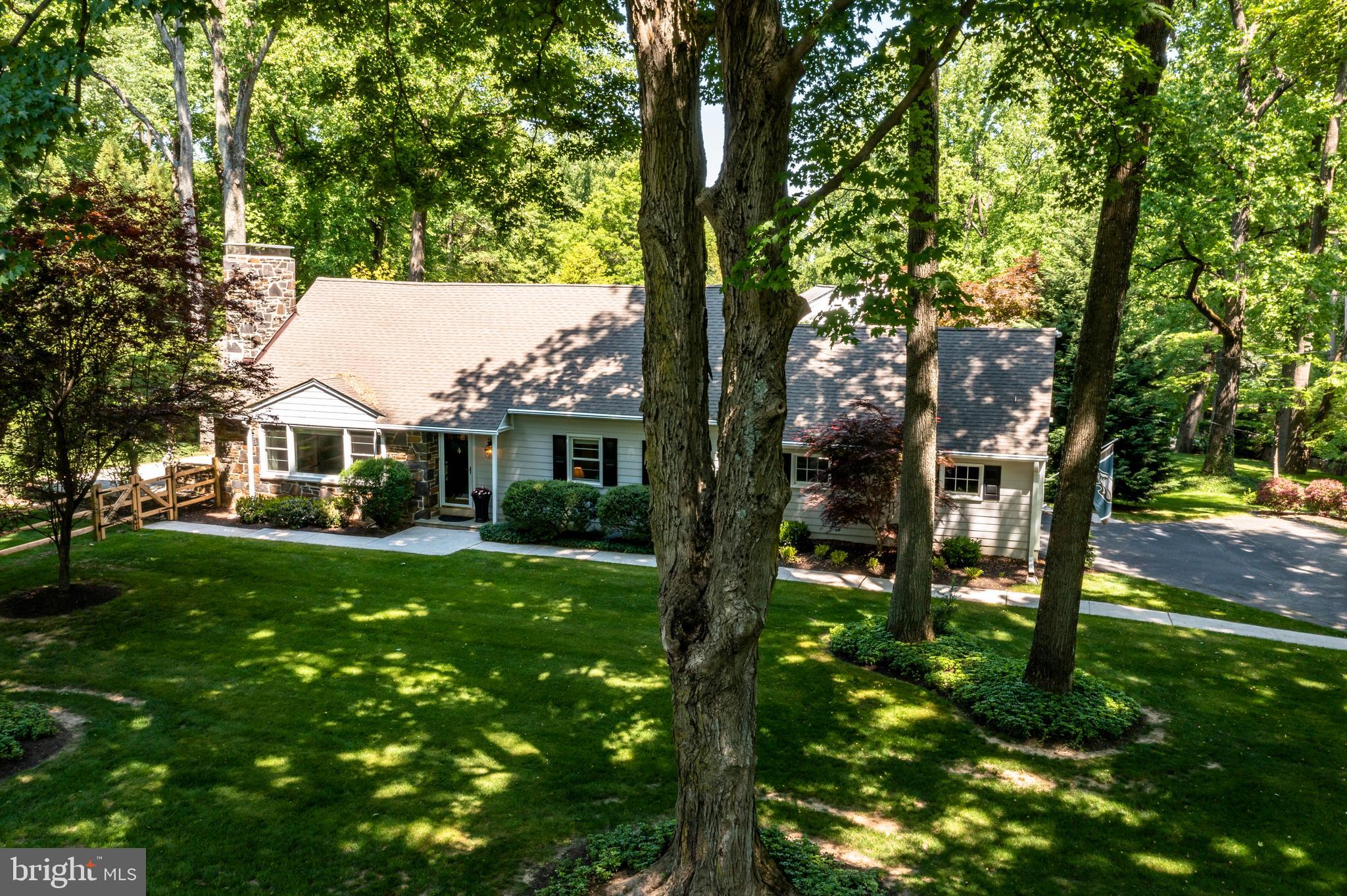 203 Spencer Road Devon, PA 19333 - Photo 4 of 42 Aerial Front