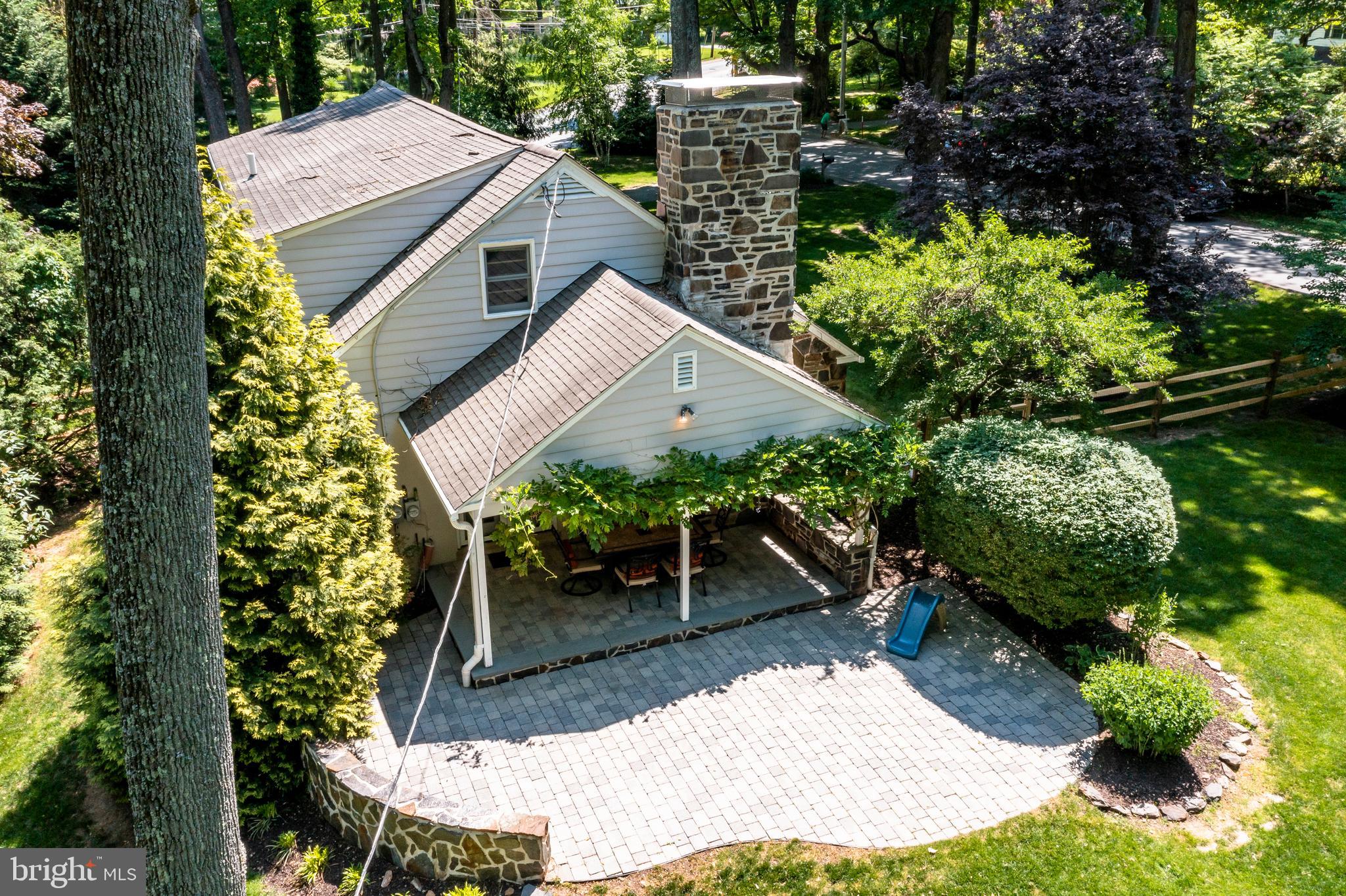 203 Spencer Road Devon, PA 19333 - Photo 5 of 42 Aerial Side