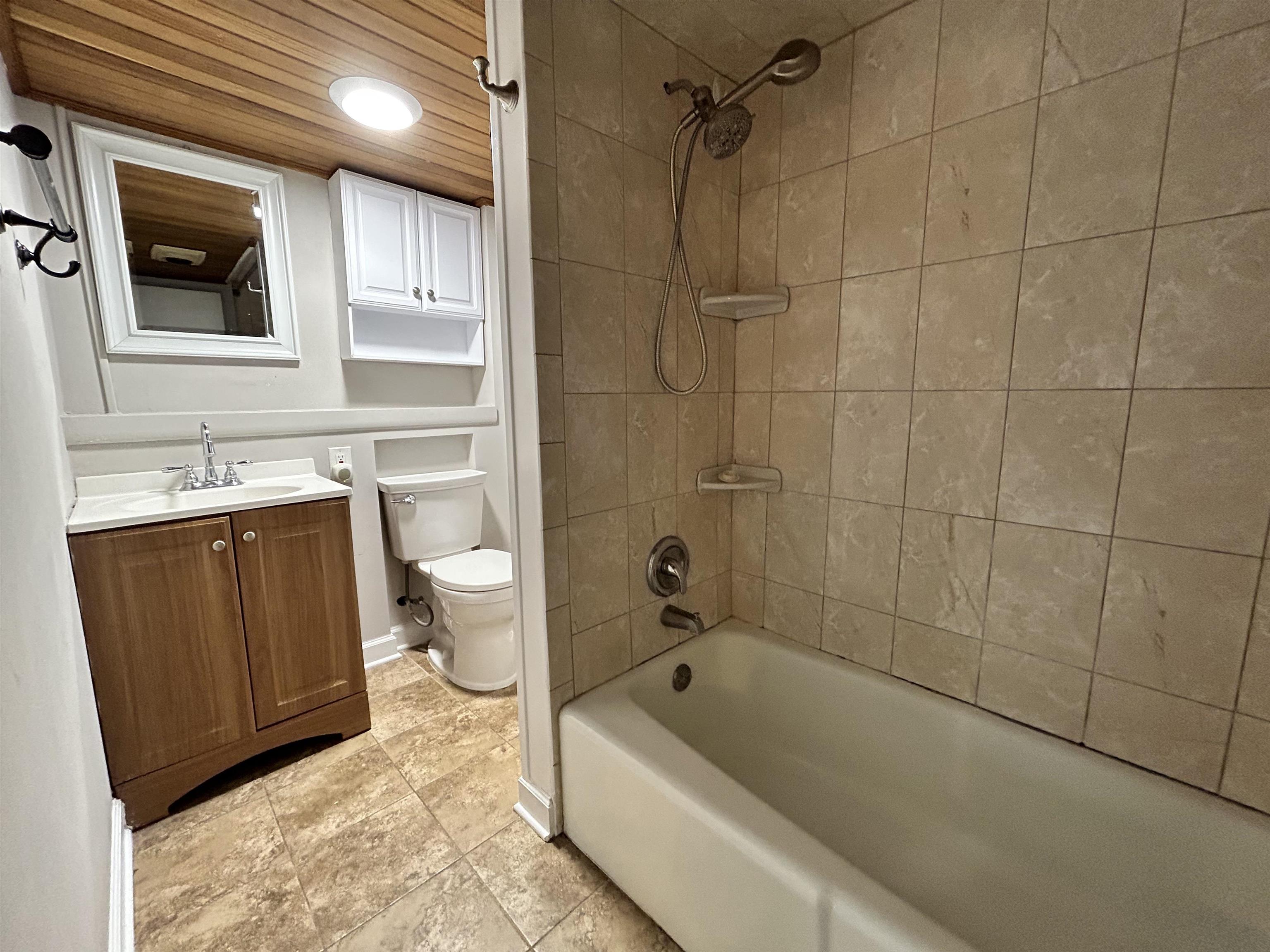 86 South Morris Street, Unit B Dover, NJ 07801 - Photo 11 of 11 a bathroom with a sink a toilet and shower