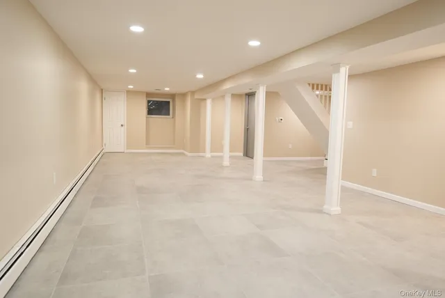 a utility room with a washer and dryer