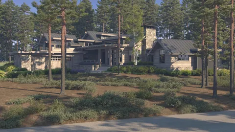 a view of a back yard