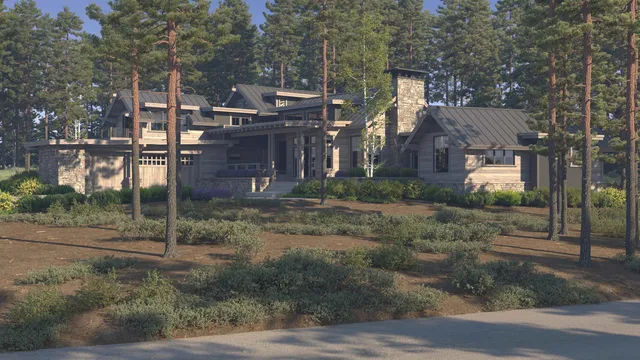 a view of a back yard