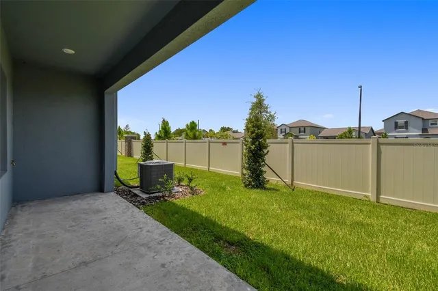 a view of outdoor space with seating