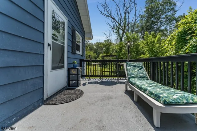 a view of balcony with outdoor seating