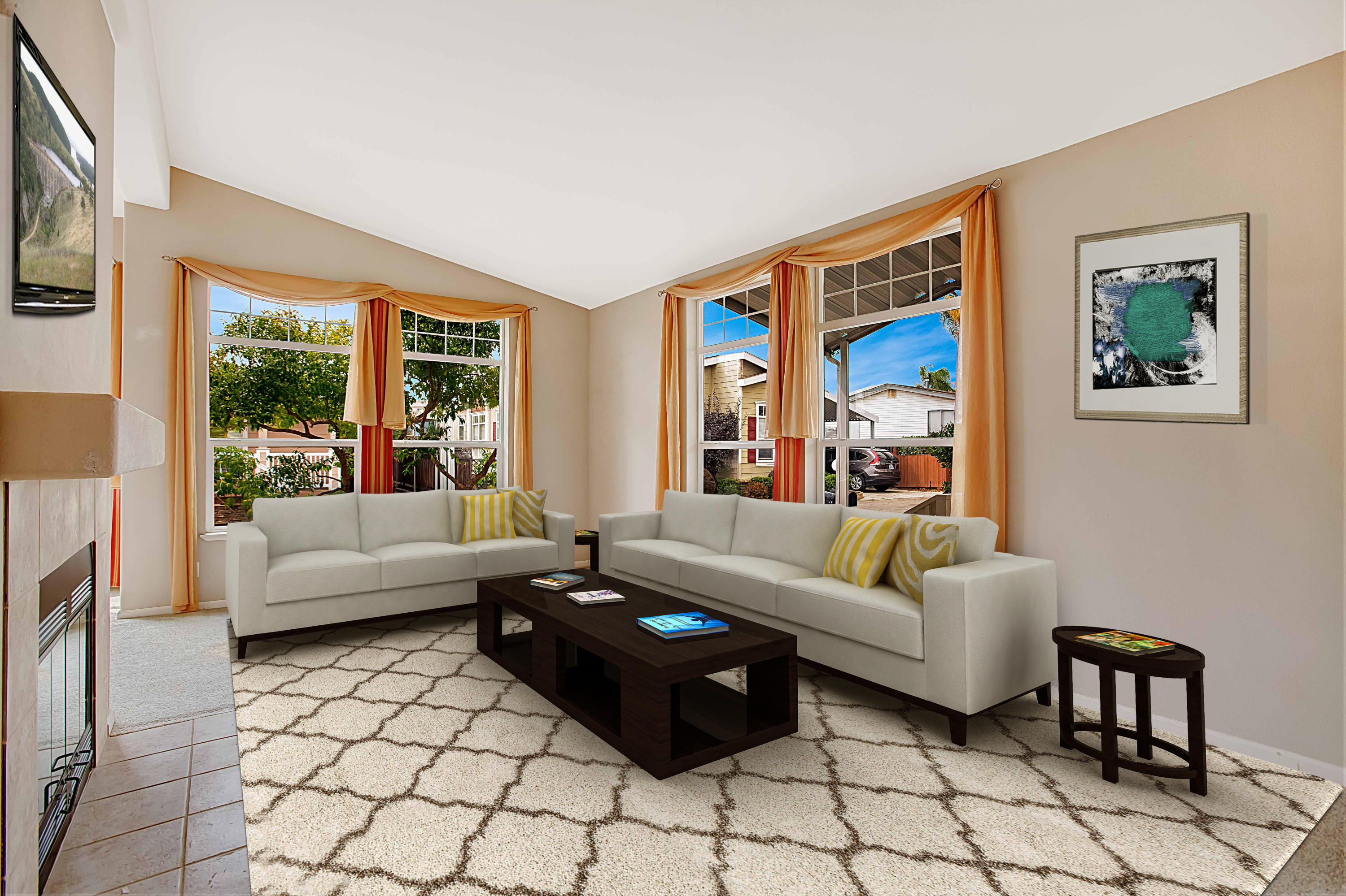 30 Winchester Canyon Road, Unit SPC 111 Goleta, CA 93117 - Photo 6 of 25 a living room with furniture and a large window