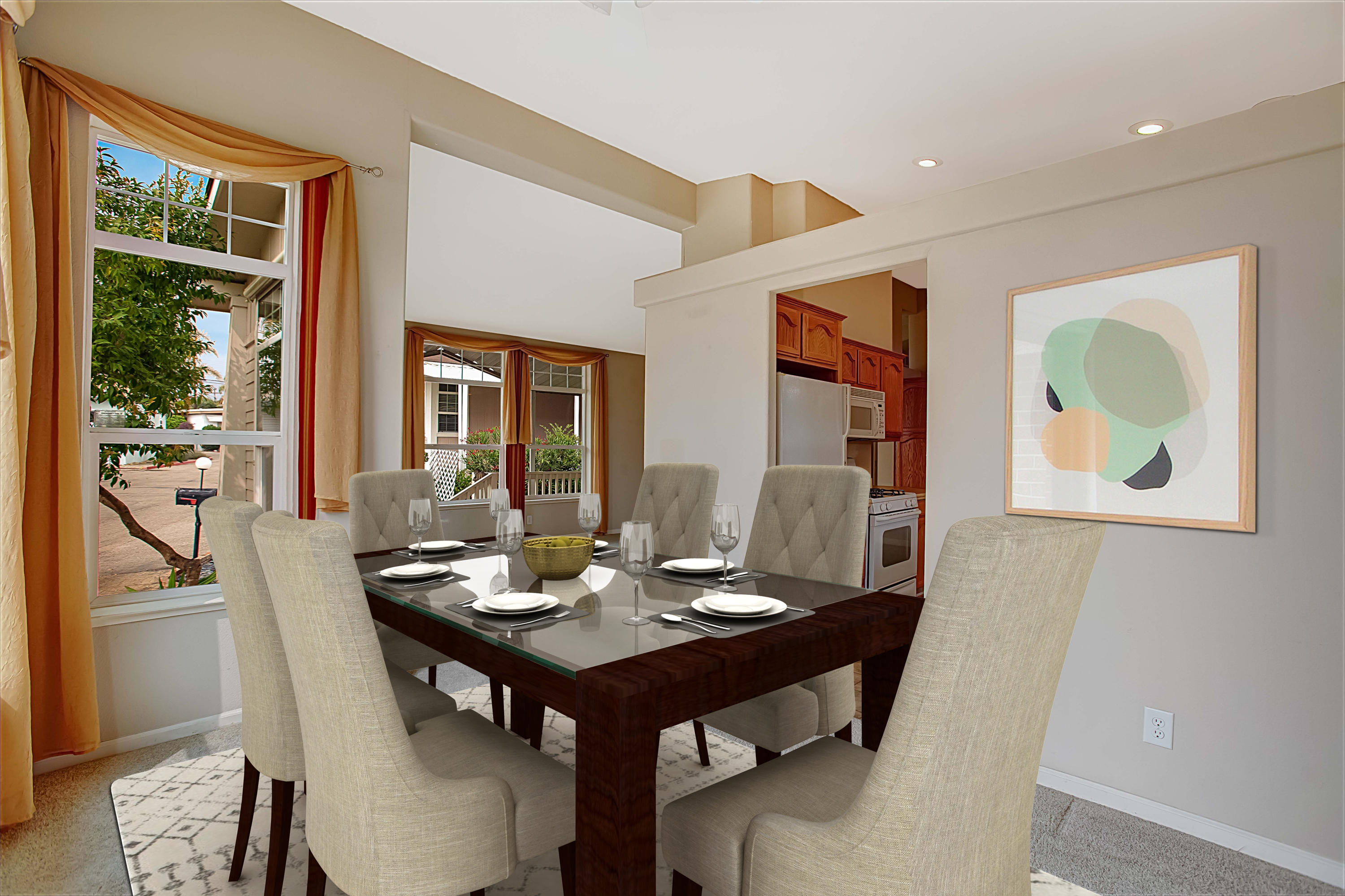 30 Winchester Canyon Road, Unit SPC 111 Goleta, CA 93117 - Photo 8 of 25 a view of a dining room with furniture window and outside view