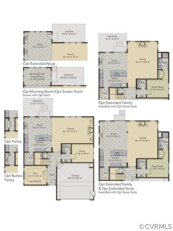 8518 Beyer Road Chesterfield, VA 23832 - Photo 2 of 3 First Floor layout - home will have the morning ro