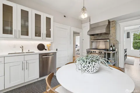 a view of a balcony with city view