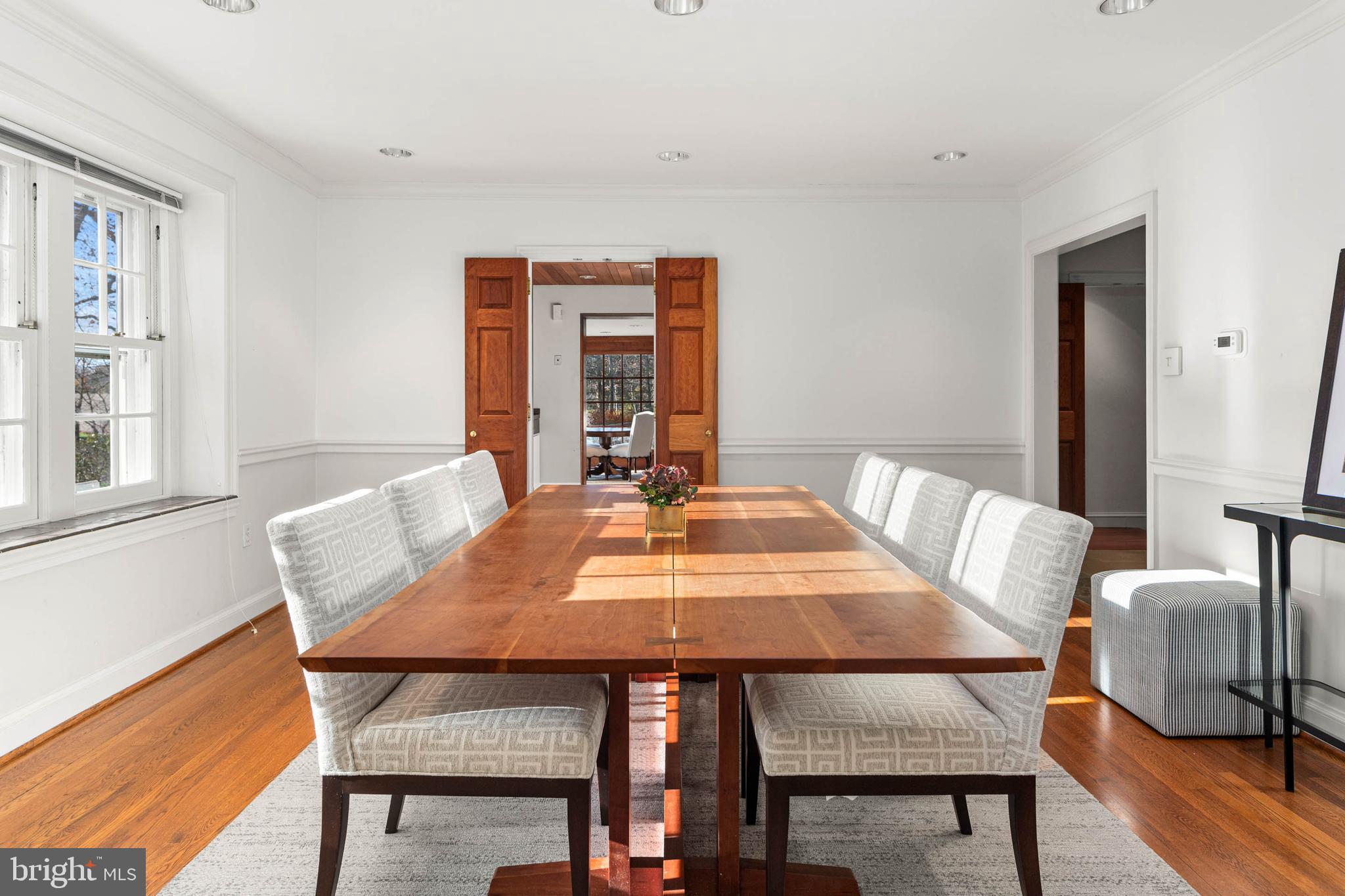 188 Abrahams Lane Villanova, PA 19085 - Photo 20 of 49 a view of a dining room with furniture and wooden floor