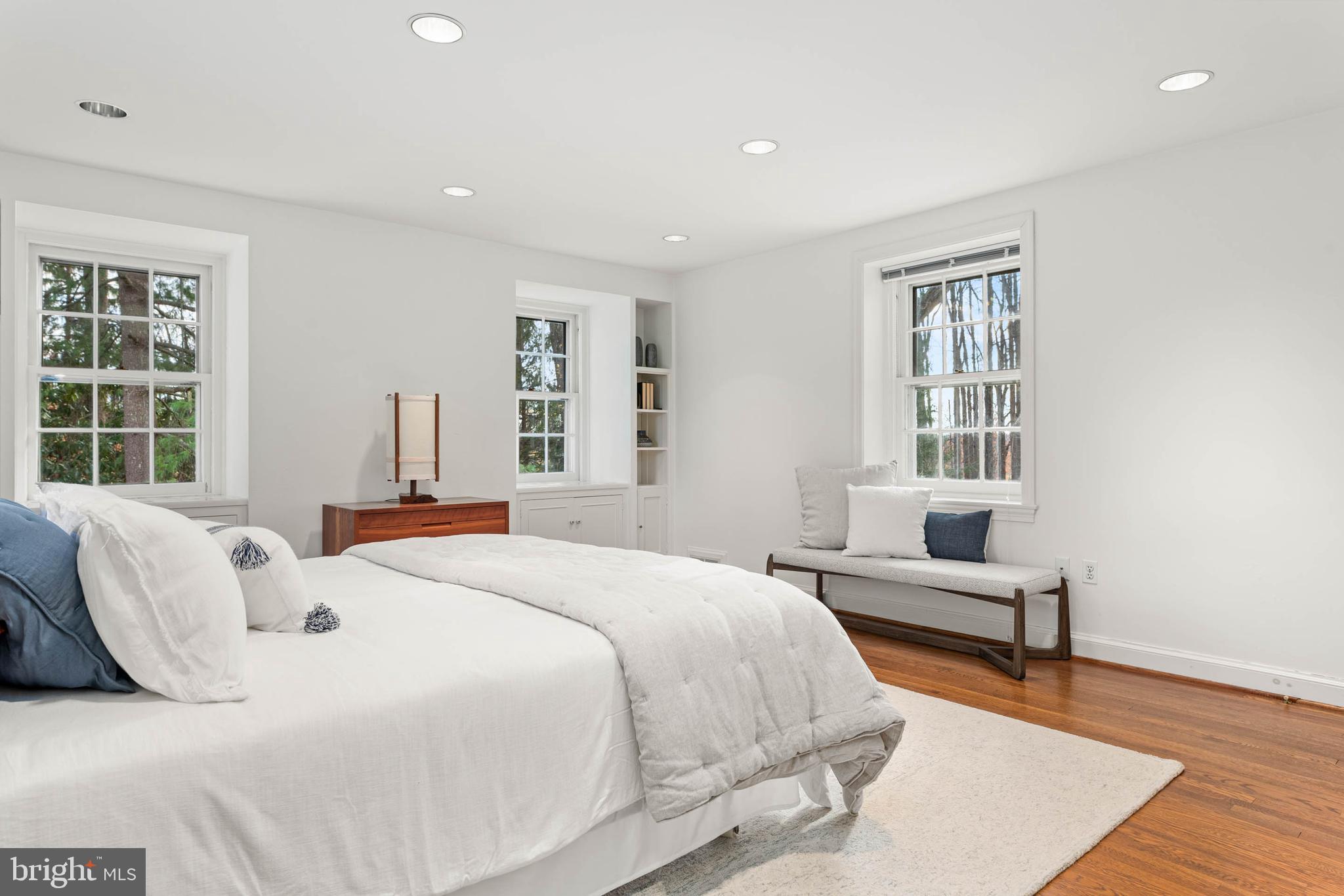 188 Abrahams Lane Villanova, PA 19085 - Photo 38 of 49 a bedroom with a bed and wooden floor