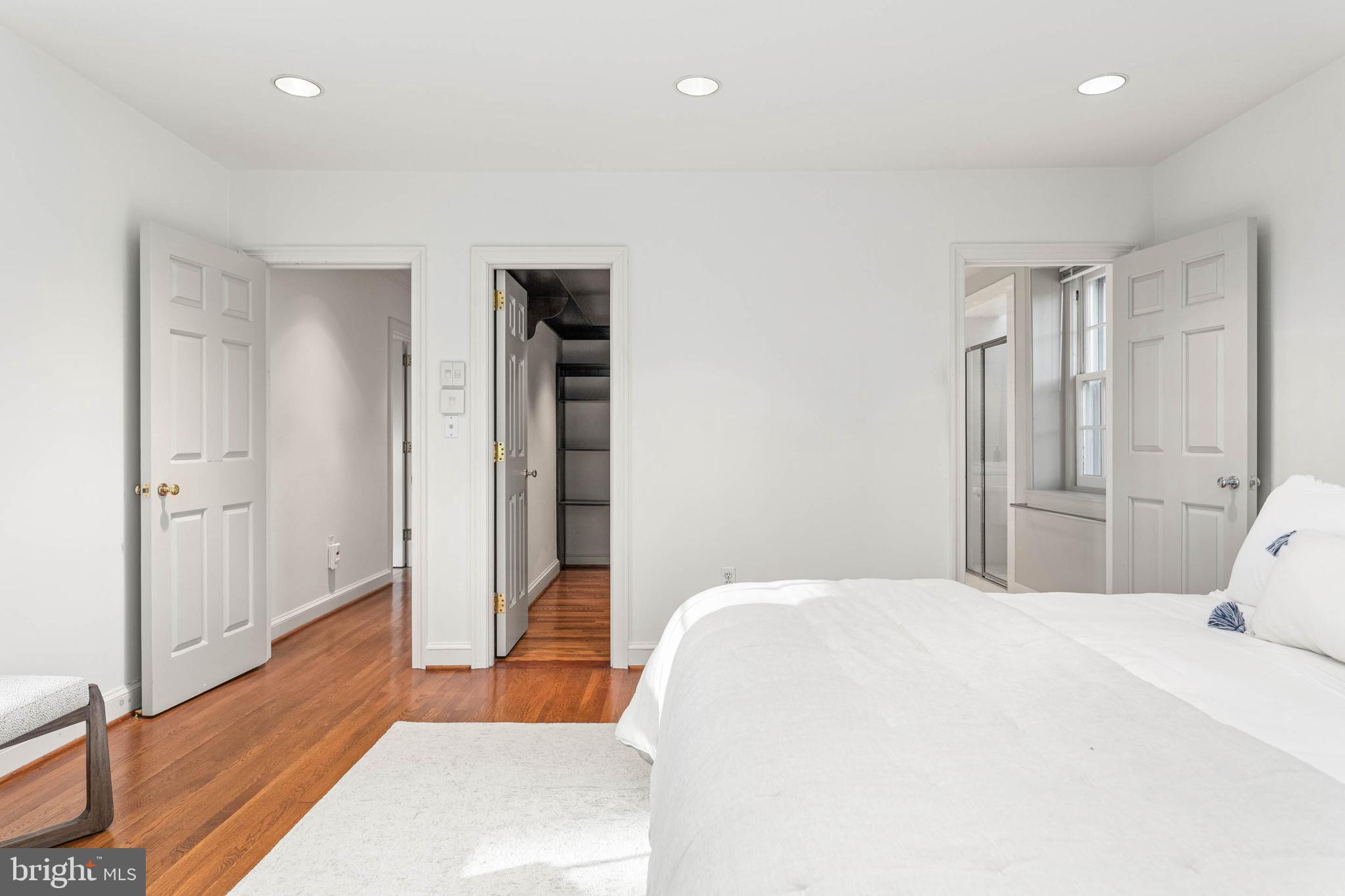 188 Abrahams Lane Villanova, PA 19085 - Photo 39 of 49 a bedroom with a bed and a refrigerator