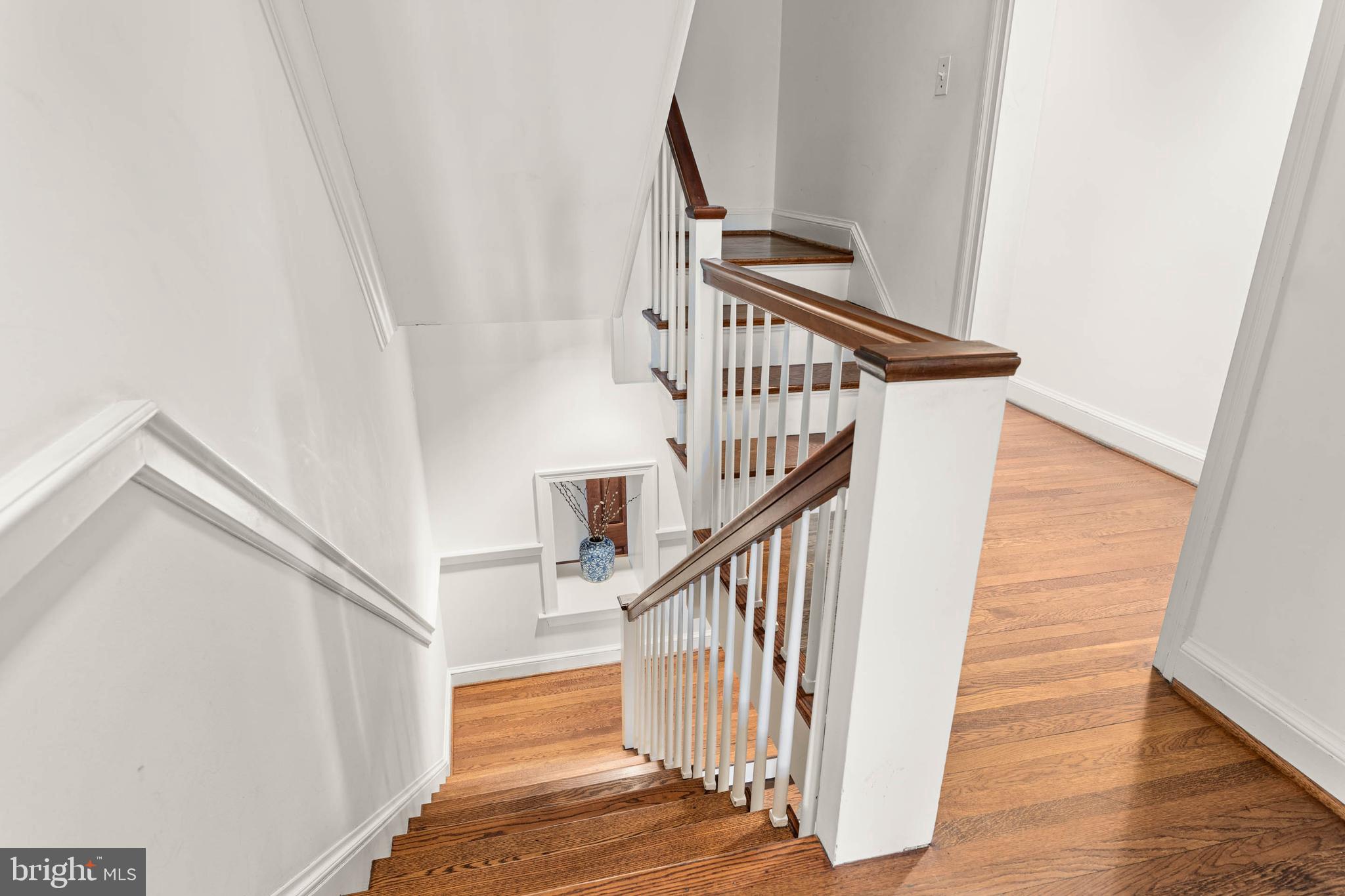 188 Abrahams Lane Villanova, PA 19085 - Photo 41 of 49 a view of entryway and hall with wooden floor