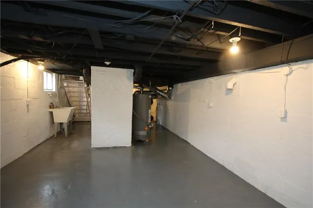 a view of water heater room