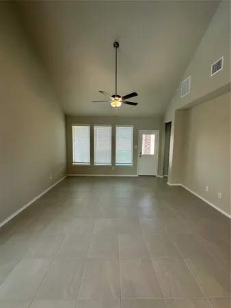 a view of a room with window