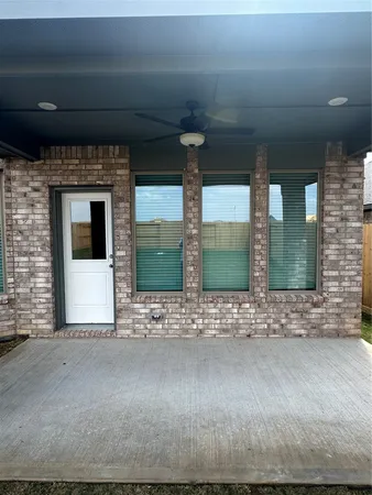a view of a door of a house