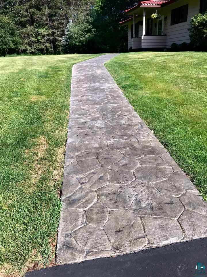 2616 Swan Lake Road Duluth, MN 55811 - Photo 36 of 47 STAMPED SIDEWALKS TO FRONT ENTRY