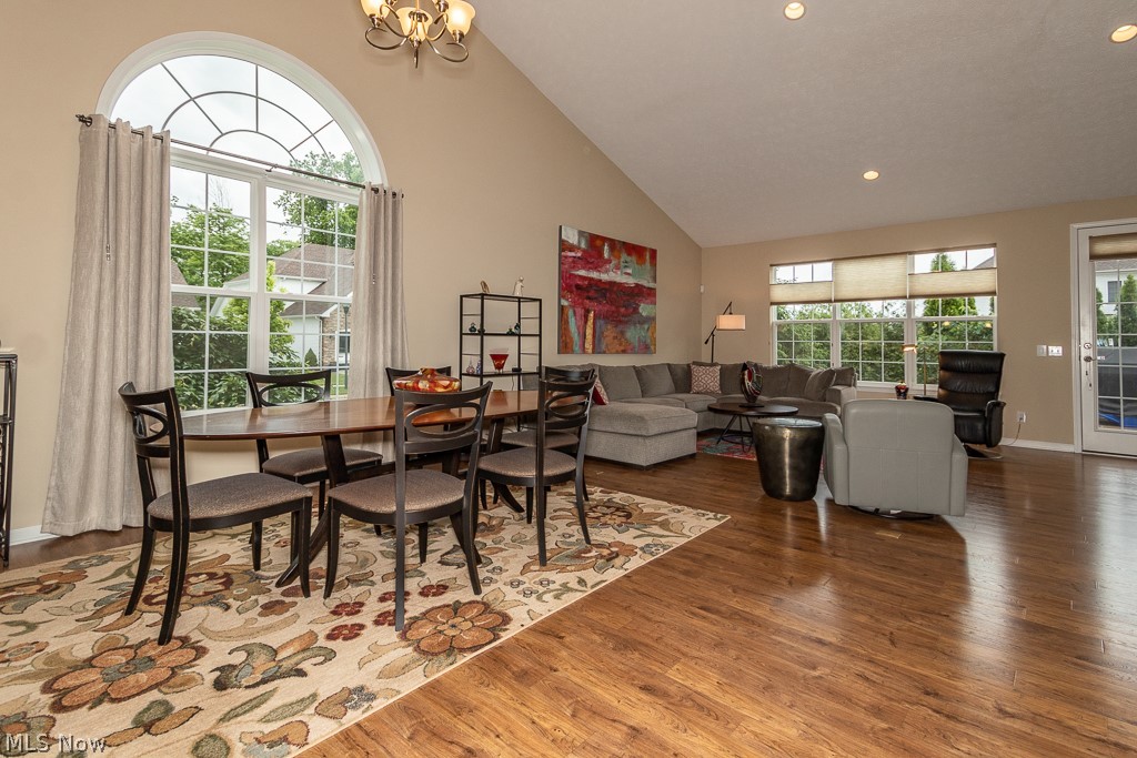 163 Burwick Road Cleveland, OH 44143 - Photo 15 of 35 Dining room opens to Great room with vaulted ceilings