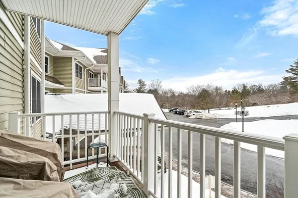 a view of a two chair in the balcony